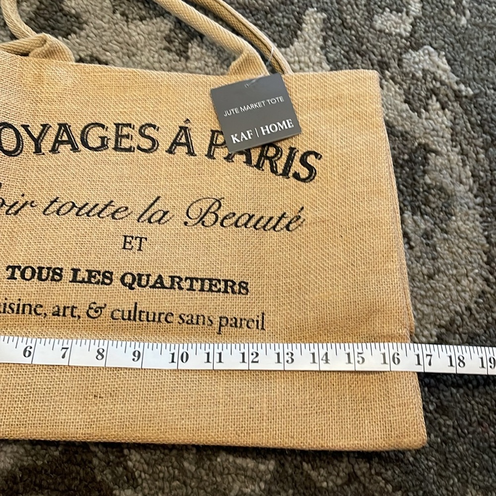 Jute Market Tote Bag - Picture 9 of 11